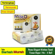 Paseo Cooking Towel Roll Tissue/3-Roll Cooking Tissue-Calorie Absorb