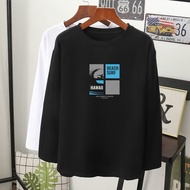 <myBhaju> Hawaii surf baju tshirt viral lengan panjang perempuan wanita plus size long sleeve women/