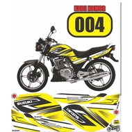 SUZUKI Variation striping Thunder semi full body decalSUZUKI Thunder Thunder Thunder motorcycle stic