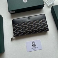 Goyard matignon Y字老花滿印帆布拼牛皮革銀包 男女同款 多顏色可選