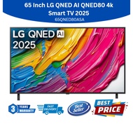 LG 65QNED80ASA 55 INCH OLED AI 4K SMART TV - 3 YEARS SINGAPORE WARRANTY - 65QNED80 - QNED80 - 2025 M