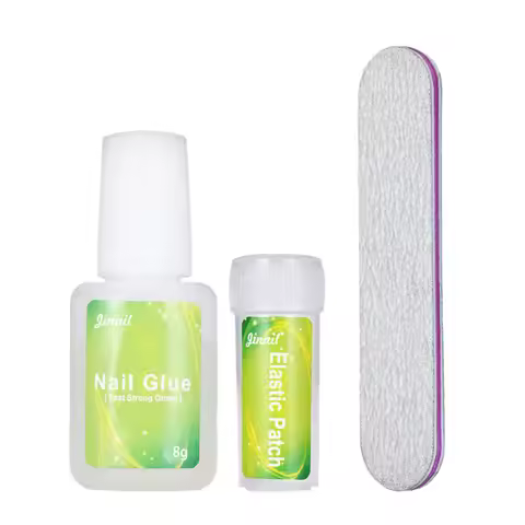 Ingrown Toenail Straightening Clip+Glue+Polish File Curved Brace Patch Kit
