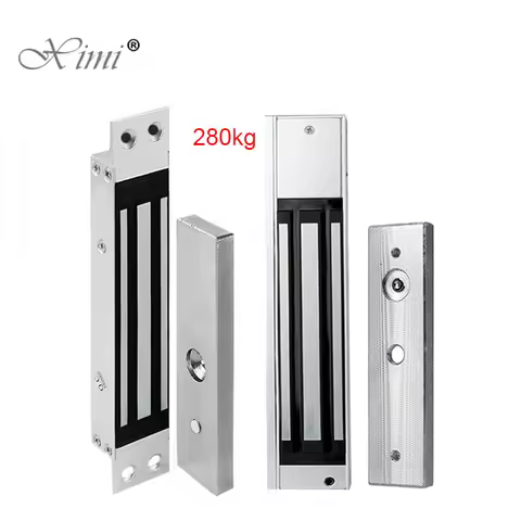 280KG 600LBS Electric Magnetic Lock DC 12V 24V Single Door Electromagnetic Lock Door Access Control 