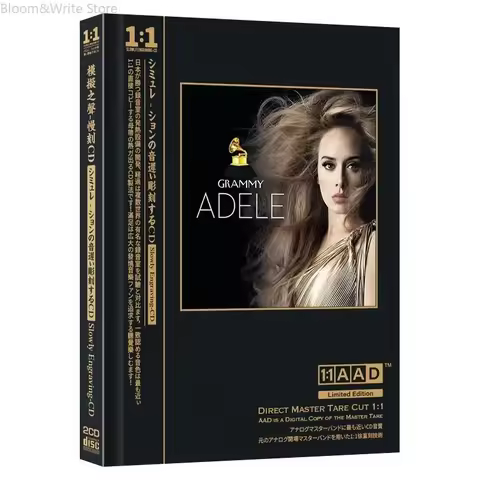 A-Adele Limited Edition 1:1 AAD Direct-to-disc CD, Double-disc Set, Featuring Classic Hits Such As H