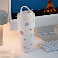 法式小巴黎 WOKY 聯名 二代渾圓杯 附彈跳吸管 770ml 保溫杯