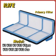 For ILIFE V5 V5S V3 V3S V5pro V50 V55 X5 V5S Pro Primary Filter Vacuum Cleaner Parts Accessories