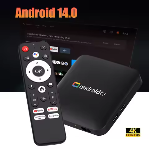 TV Box H96 MAX S905L3 Android 14.0 BT Remote Control 4K Quad Core Media Player Home Smart Set Top TV