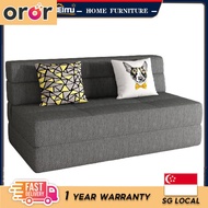 OROR  Folding Sofa Bed Lazy Sofa Multi-functional Single Double Bed Suitable for Living Room Bedroom Leisure Sleep Sofa Bed Sofas d12