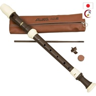 Aulos, Alto, A709Bw, 3-piece, English fingering, woodgrain finish,/From Japan /100% Authentic Guaran
