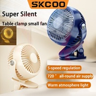 【SG Stock✅】2024 NEW 10000mAh Multifunctional USB Portable Fan Mini Fan Wind Power Handheld Clip Fan 720° With Night Light