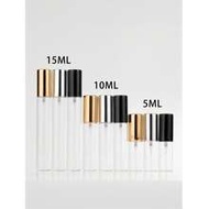 Portable Refillable Black Perfume Spray Bottle, Mini Perfume Refillable Spray, Cosmetic Essence Esse