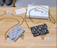 新款 DIOR 迪奧 Saddle Nano Pouch 鏈條包 hkpowerbuy. 手袋 斜孭袋 銀包 禮物 情人節 七夕