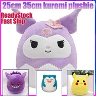 (Ready Stock) 25CM Round Squishmallow kuromi Kirby Beast plushie toy pikachu plush  Gengar Pillow sn