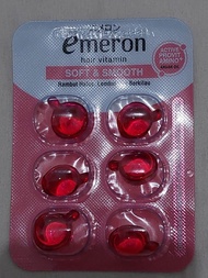 Emeron Vitamin Rambut Soft & Smooth isi 6 / PINK