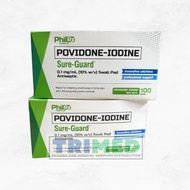 POVIDONE IODINE (SURE-GUARD) 0.1mg/mL (10% w/v) SWAB PAD (100 sachets)