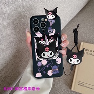 Samsung Galaxy ON7 2016 ON7 C7 Pro C9 C9 Pro A03 A03 Core 2015 J2 Prime A04 A04E M04 F04 A05 A05S A24 4G Cartoon Kulomi Phone Case With Holder Stand Doll Lanyard Necklace