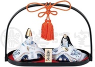 Dyed Nishiki Tekago Hinamatsuri (With Large Basket) [Height: 2.8 inches (7 cm) for Men and Women 2.4