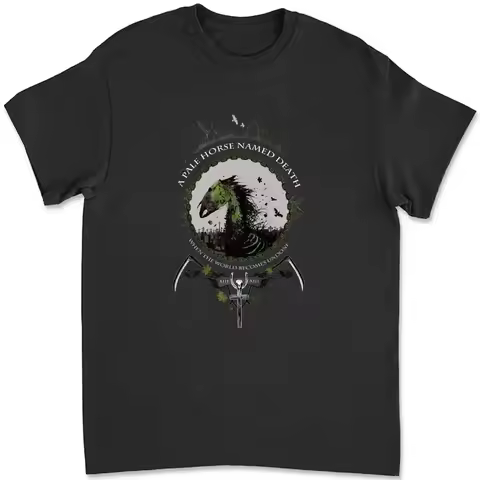 A Pale Horse Named Death T Shirt Cotton Black Men S To 5Xl Nb1537 J9X2
