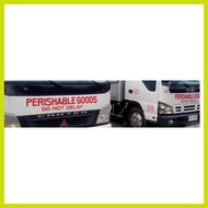 ∪ ❡ ▗ ✫ LTFRB Perishable Goods Sticker Cutout Decal