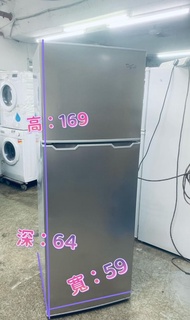 雪櫃 雙門上置式急凍室 二手電器 大容量 (可改左/右門較) #二手電器 #清倉大減價 #最新款 #香港二手 #二手洗衣機 #二手雪櫃 #搬屋 #傢俬