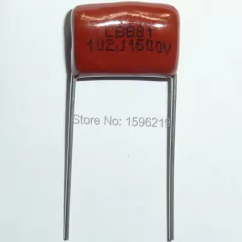 10Pcs/100Pcs CBB Capacitor 102 1600V 102J 1.6KV 1000pF 1nF P15 CBB81 Metallized Polypropylene Film C