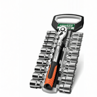 Extendable 72 Tooth Hexagon Dual-directional Ratchet Wrench