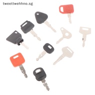 TW 10 key Machinery Master key Set For Kubota Komatsu Kobelco Machinery Digger SG