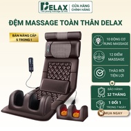 Đệm massage toàn thân DELAX cao cấp giúp trị liêu giảm đau nhức mỏi hỗ trợ tuần hoàn lưu thông máu