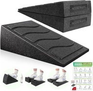 Slant Board for Calf Stretching, 5 Adjustable Angles Incline Board for Squat Wedge, 480 lbs Weight C