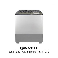 Mesin Cuci Aqua QW-760XT mesin cuci [7kg/2 Tabung] FREE ONGKIR (JABODETABEK)