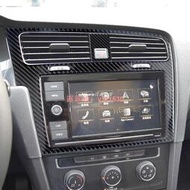 福斯 VW golf 7代 7.5 導航面板裝飾框 碳纖維 熒屏裝飾框 Rline 內飾貼  露天市集  全檯最