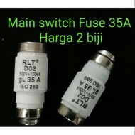 2pcs 32A 35A Main switch Fuse mcb main switch