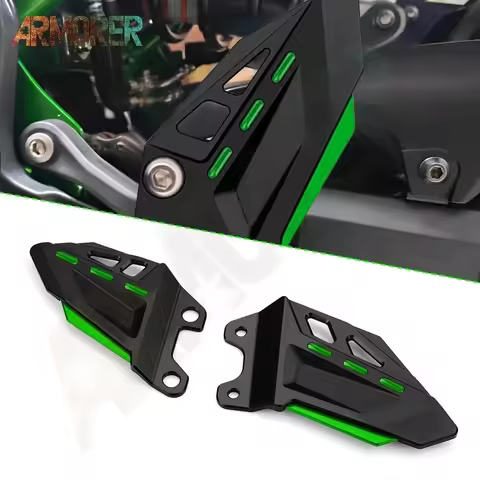 Motorcycle Accessories Footrest Pedal Guard Aluminum Footrest Pedal Protector For ZX 10R ZX10R ZX 10