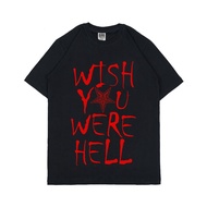 Metal t-shirt Satanic Distro t-shirt Men Women Black SIXCISSORS 666 WYWH