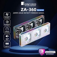 Jonsbo ZA-360 Reverse PWM ARGB Cooler Case 360mm