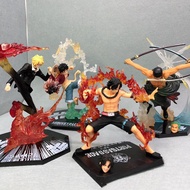 Super Beautiful Luffy, Zoro, Ace, Sanji Fzero Black Base Model Without Letters