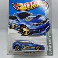 Diecast Hotwheels Car 1:64 SUBARU WRX STI