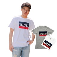 [nice] Levis French Flag Short T Men Version Big LOGO Plain Color T-Shirt Top Sleeve Round Neck 7923