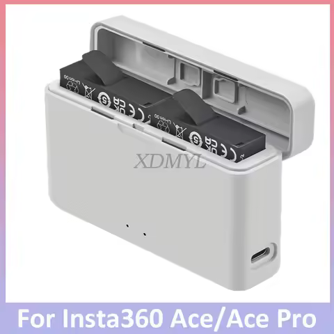 For Insta360 Ace Pro/Ace 2-Ways Fast Charging Case Battery Charge Storage Station Battery for Insta3