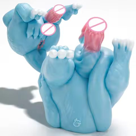 GEEBA Medical-Grade Fantasy Animal Torso Male Masturbator Body-Safe Silicone Realistic Adult Onahole
