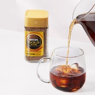 雀巢（Nestle）日本金牌 原装进口 冻干咖啡 美式黑咖啡速溶 甄选原味 瓶装80g