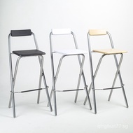 Foldable Bar Chair Folding Chairs High Stool For Domestic Use Lounge Chairs High Chair Bar Stool