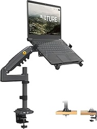 NB North Bayou Laptop Mount with Adjustable Tray for 10-17” Notebook, Full Motion Arm with VESA Plat