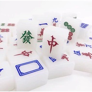 Mahjong Tiles Set 144pcs (SG Mahjong +12pcs) Multiple Sizes free Storage Box / Board Game / Gathering