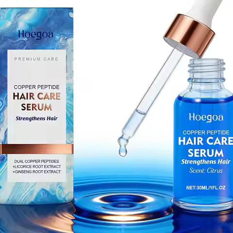 Hair Care Serum Blue Copper Peptide Serum Treatment Damaged Hair Repair Copper Peptide Hair Scalp Ca