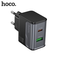 2025ใหม่ HOCO CS73A USB -C 30W PD ชาร์จเร็วเครื่องชาร์จส่งพลังงาน3.0 2พอร์ตหลายเครื่องชาร์จติดผนังสำ