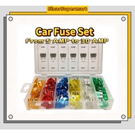SinarSupermart High Quality 120pcs Car Fuse Assortment Set 5Amp 10amp 15amp 20amp 25amp 30amp