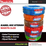 Kabel Mic Stereo Makita 2x20 1 Roll (100 meter)