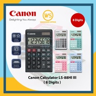 Canon Calculator LS-88Hi III / Canon LS 88HI III / Kalkulator Canon / Desktop Calculator 8 Digit 计算机