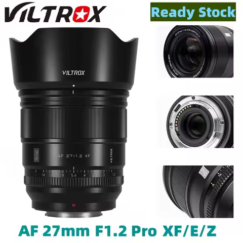 VILTROX 27mm F1.2 Large Aperture APS-C Auto Focus Pro Camera Prime Lens for Fuji XF for Sony E for N